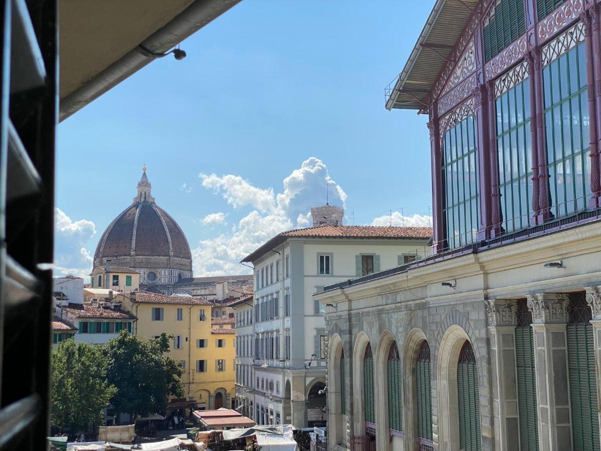 Overlooking'S Duomo Apartment In Mercato Centrale Firenze Kültér fotó